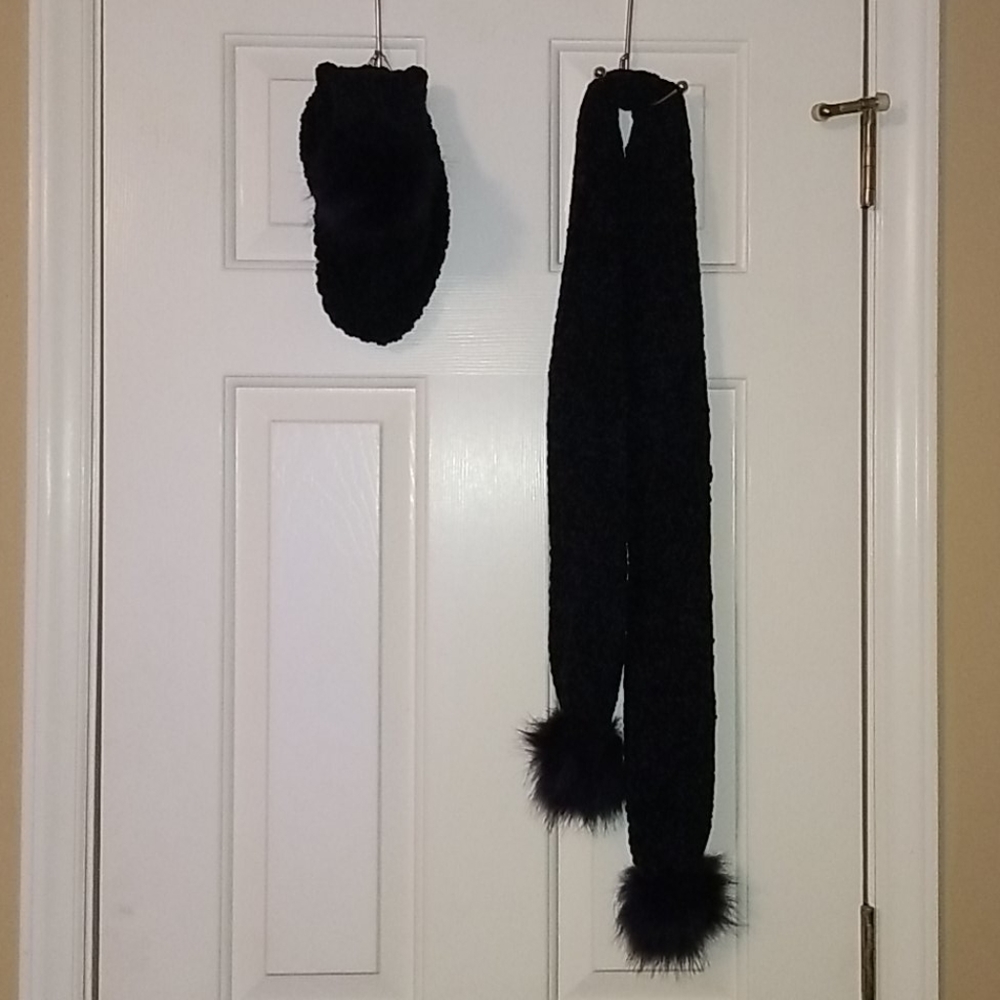 Navy Blue Hat/Scarf combo